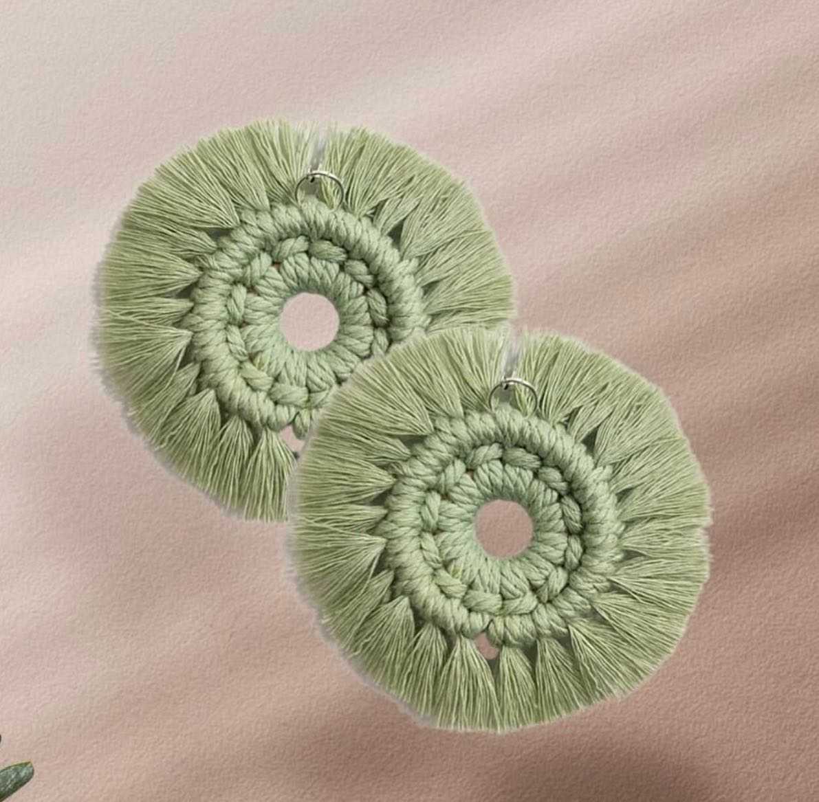 Legno Leia Macrame Earrings