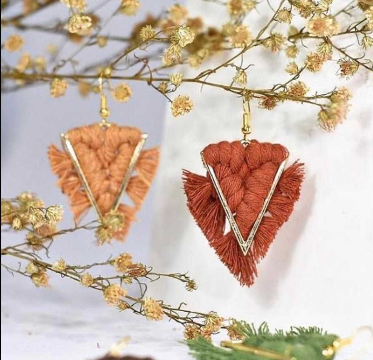 Entria Crida Macrame Earrings