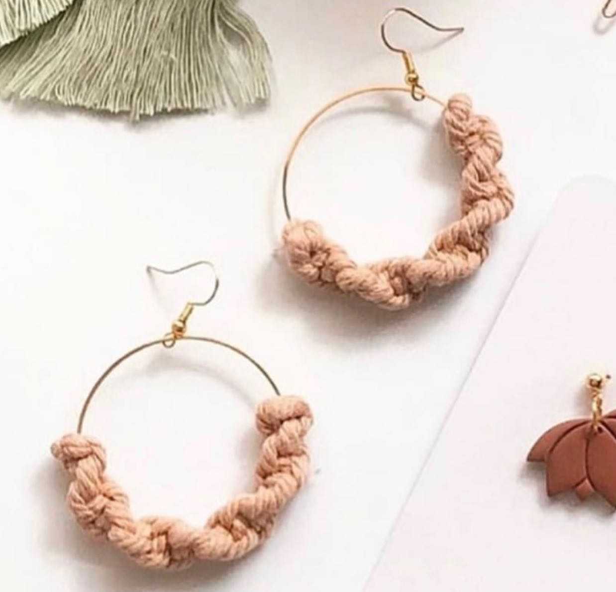 Circa Lina Macrame Earrings