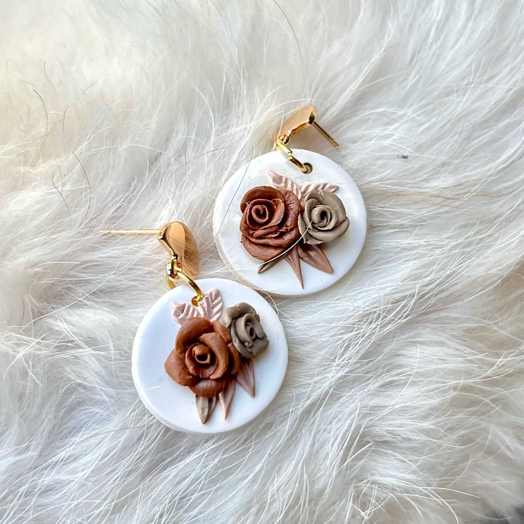 Clement Floral Clay Earrings